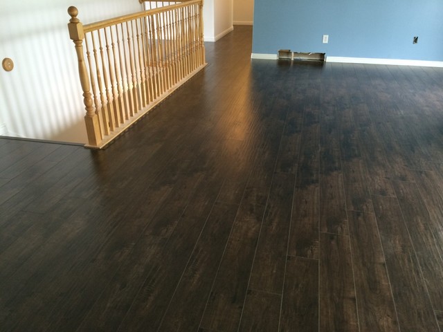 High Quality 12mm Distressed Handscraped Laminate Flooring - Modern -  Living Room - Seattle - by The Flooring City | Houzz IE