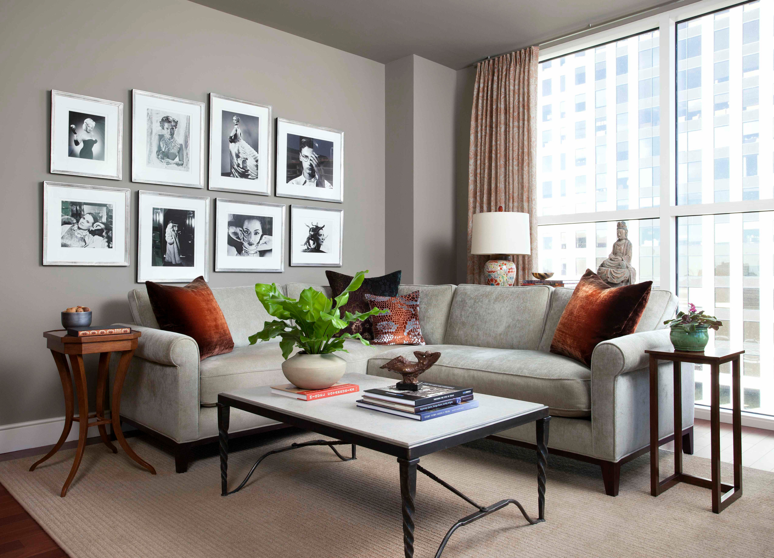 75 Transitional Living Room With Gray Walls Ideas You Ll Love January 2024 Houzz