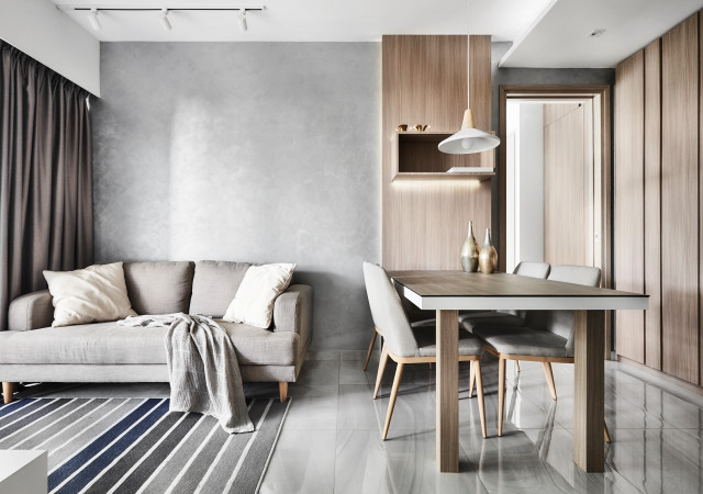 Highpark Residence - Scandinavian - Living Room - Singapore - By Icon Interior  Design Pte Ltd | Houzz