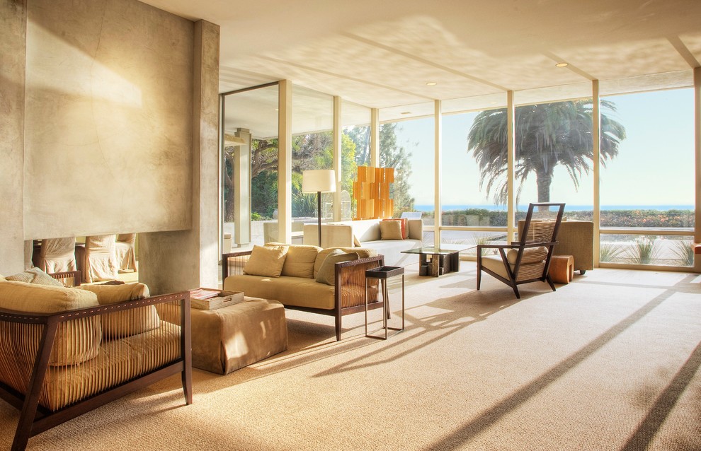Inspiration for a modern living room remodel in Los Angeles
