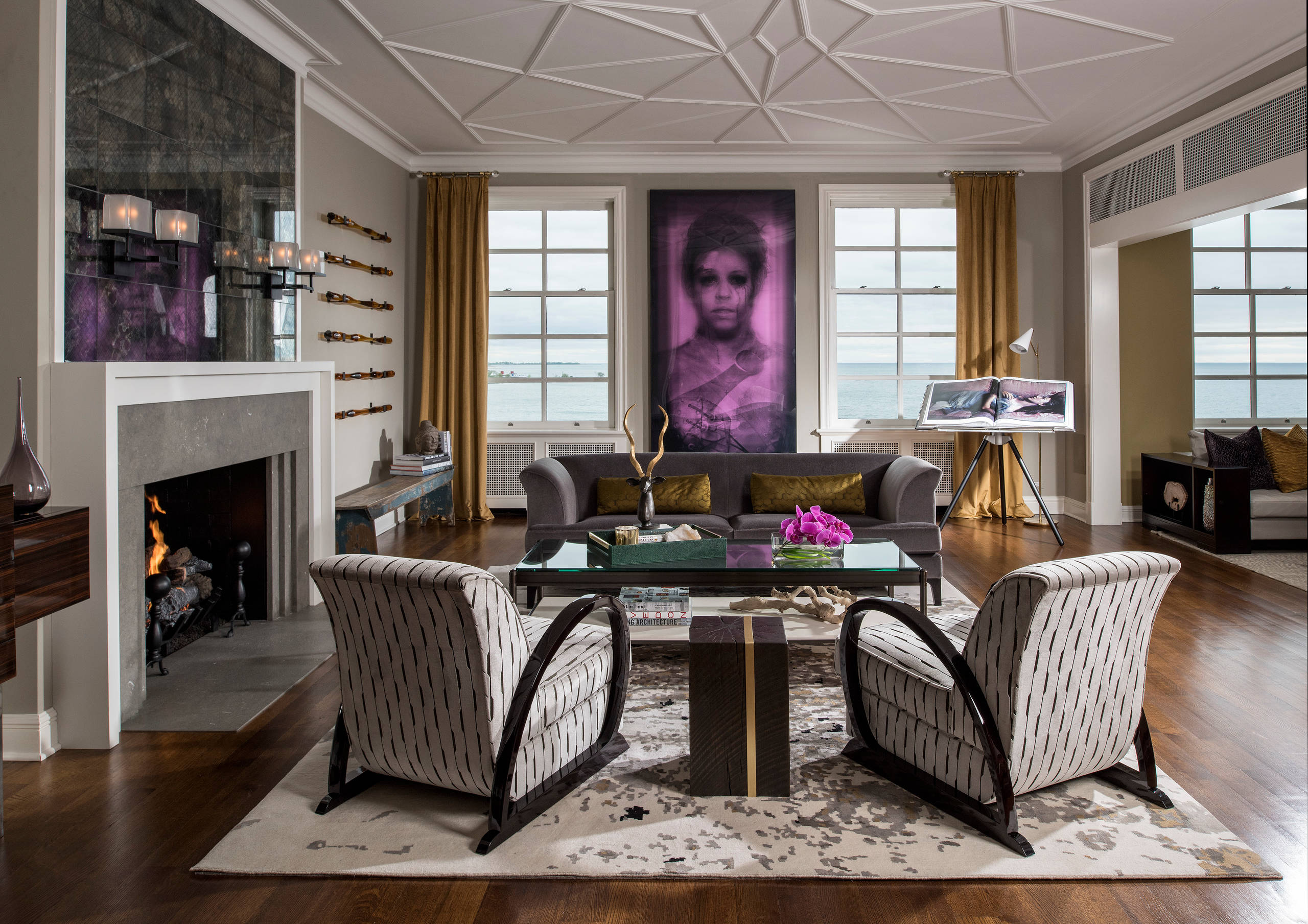Art Deco Fireplace - Photos & Ideas | Houzz