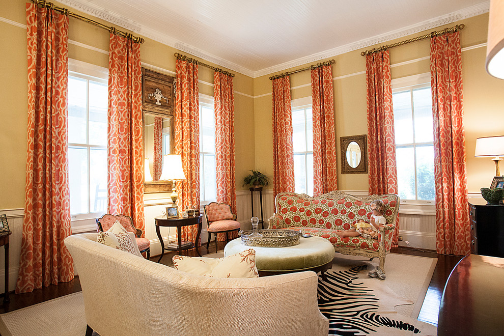 Historic Plantation Home Traditional Living Room Atlanta by