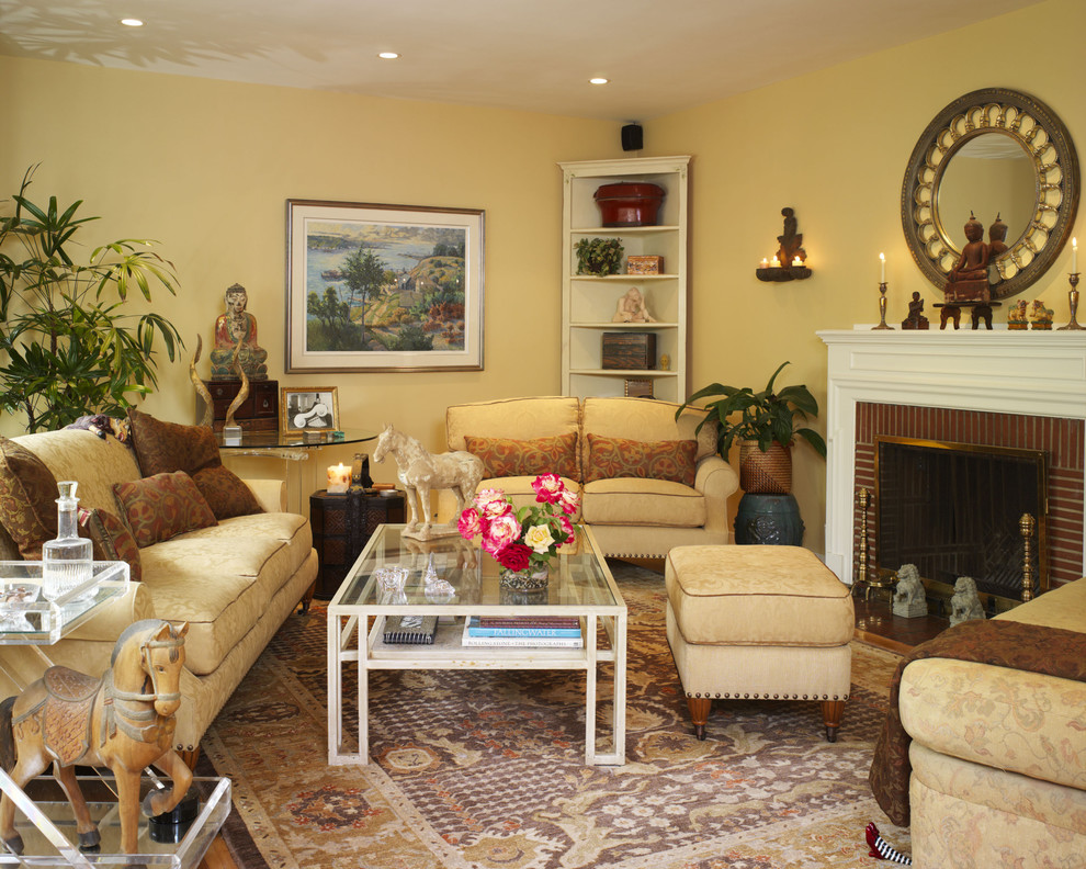 Inspiration for an eclectic living room remodel in Los Angeles
