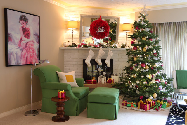 Maria Killam 2022 Christmas Holiday - Eclectic - Living Room - Vancouver - By Maria Killam | Houzz Ie
