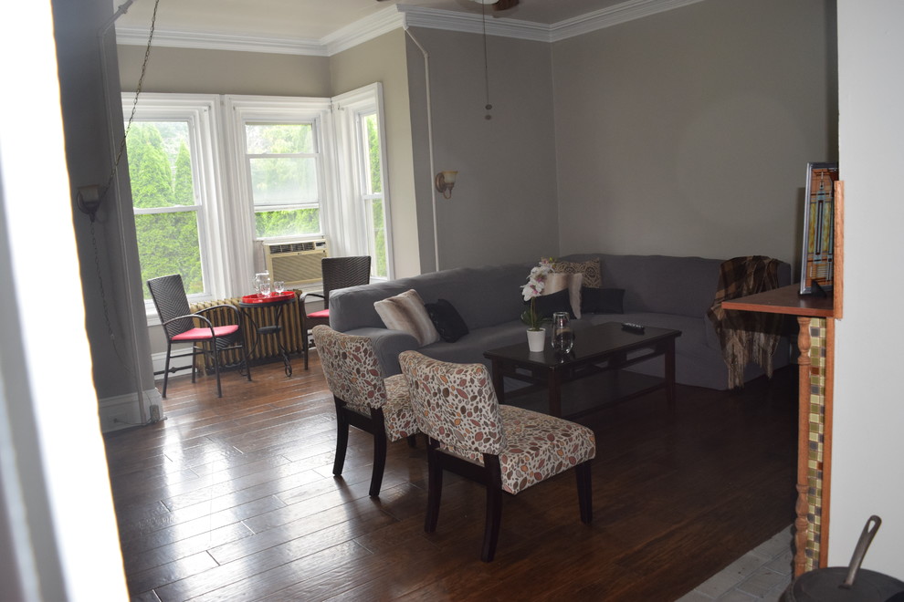 Home Staging Before & After - Traditional - Living Room - Philadelphia ...