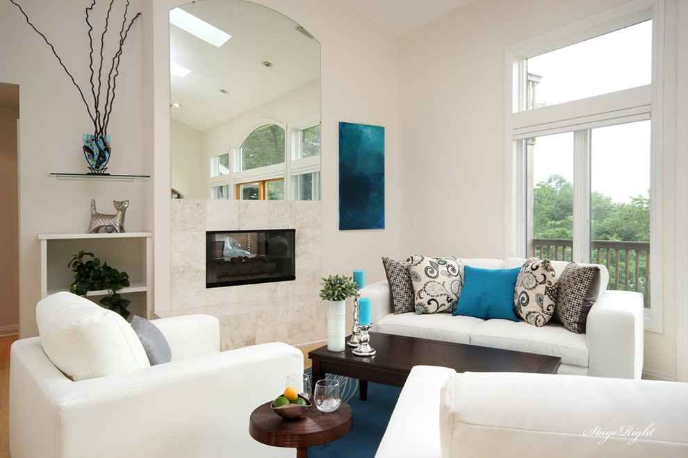 Home Staging Kalamazoo Michigan Contemporary Living Room Grand Rapids by StageRight Home