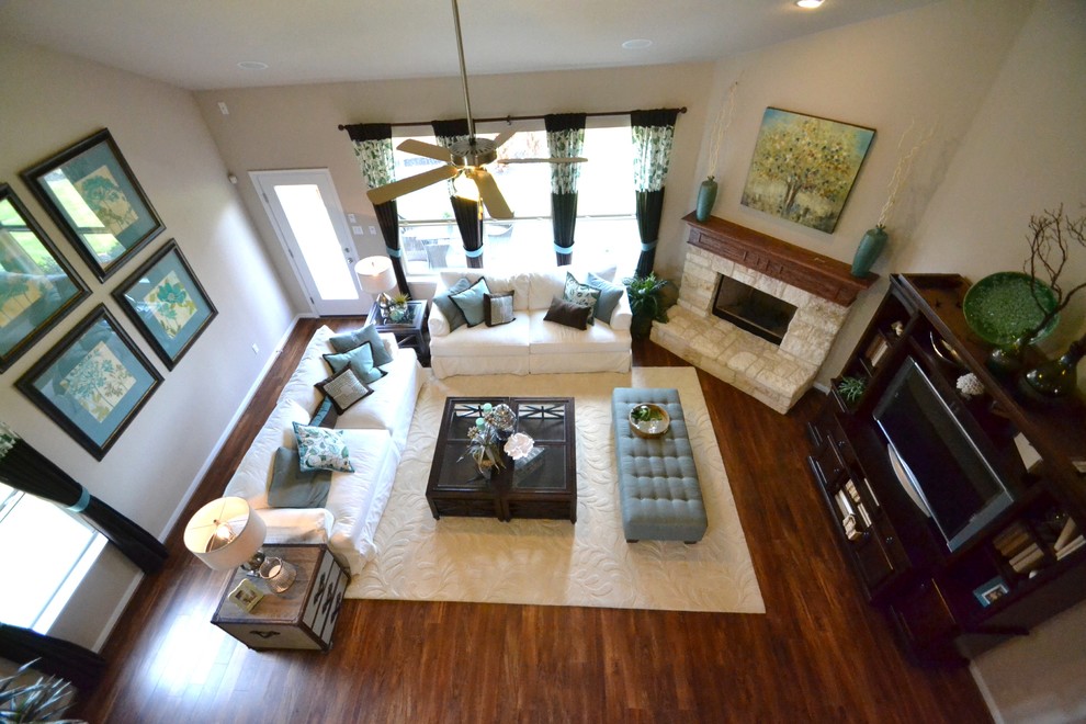 Hometown Kyle Ryland Homes Traditional Living Room Austin by