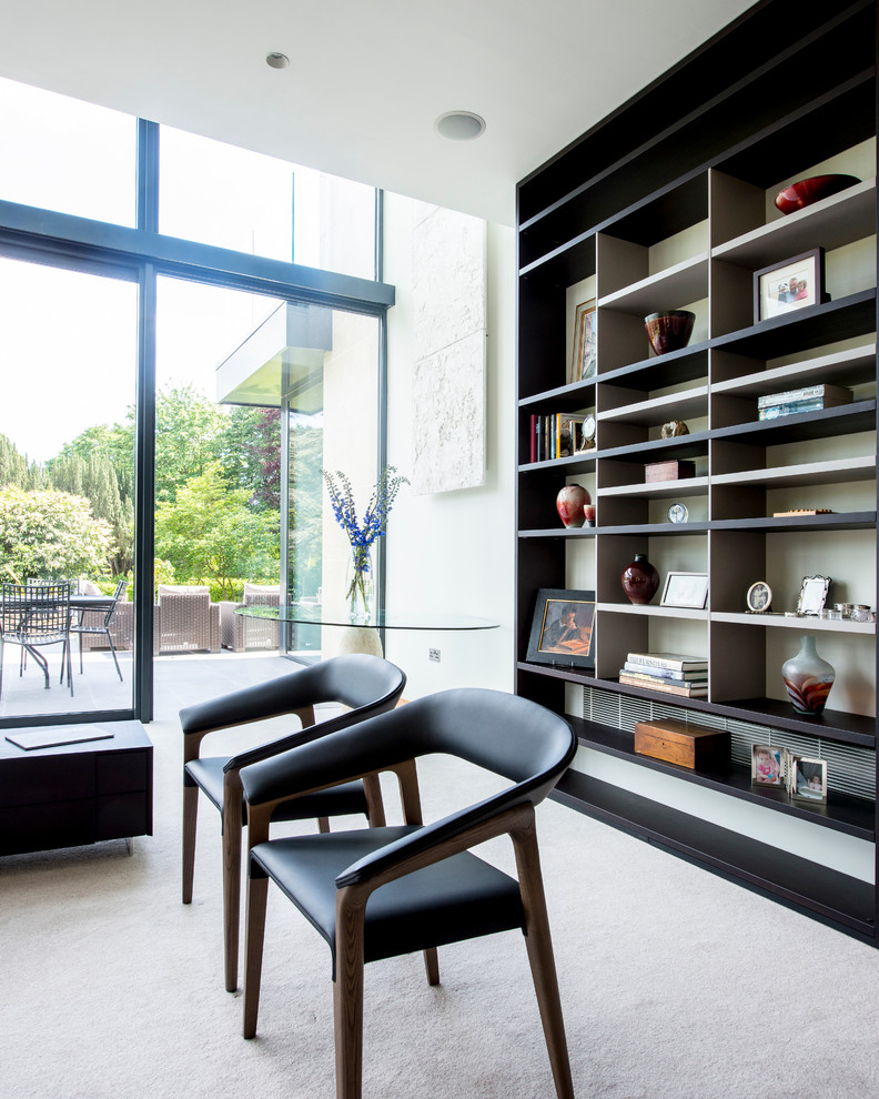 This is an example of a contemporary living room in Dorset.