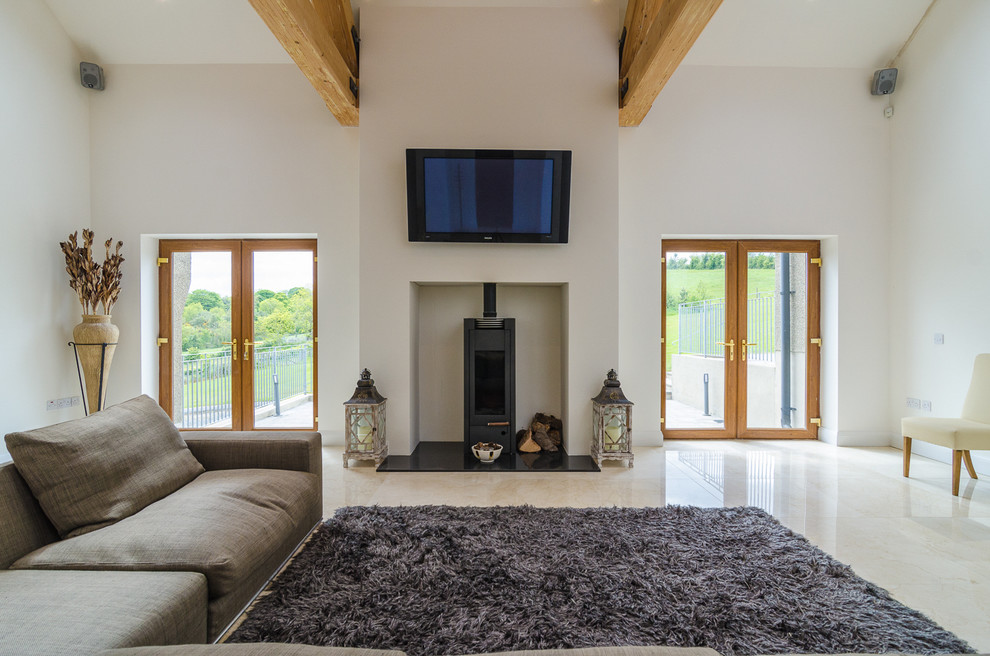 House on Dromore Contemporary Living Room Belfast by Gary Quigg