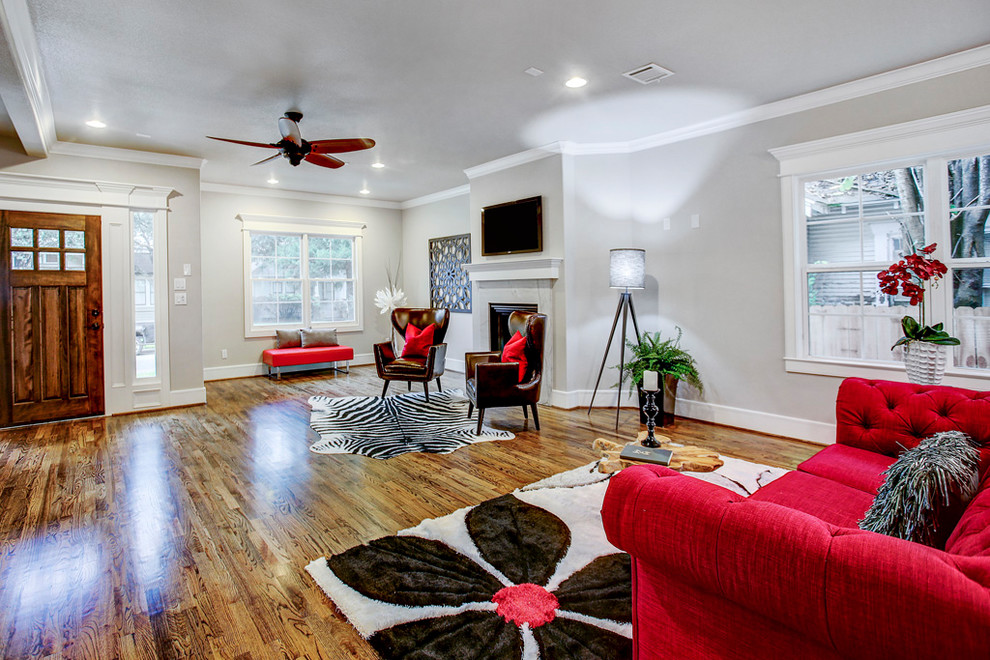 Houston Design Transitional Living Room Houston by TA DA by KAT
