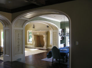 Klassisches Wohnzimmer in Orange County