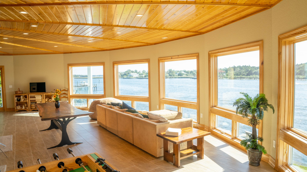 Hurricane Resistant in Crystal River, FL Living Room Tampa by