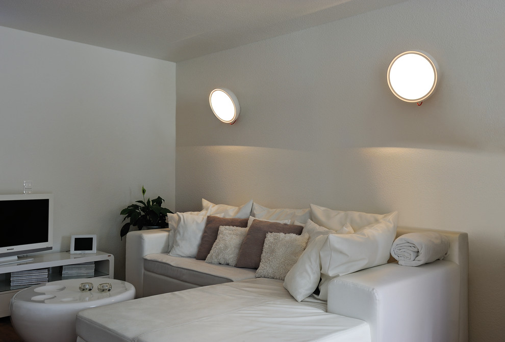Living room - contemporary living room idea in Surrey