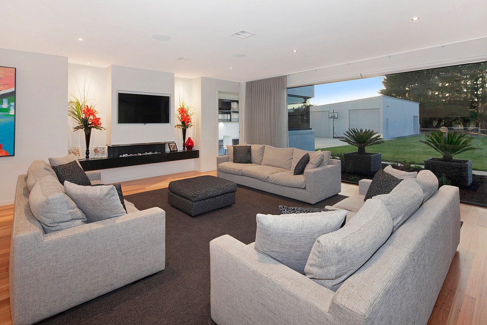 Ibis Gardens Project Modern Living Room Melbourne by Ballarat