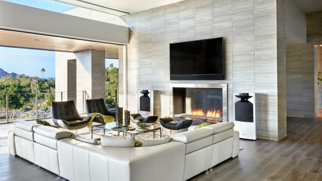 In Plane Sight Great Room Modern Living Room Phoenix By Drewett Works Houzz