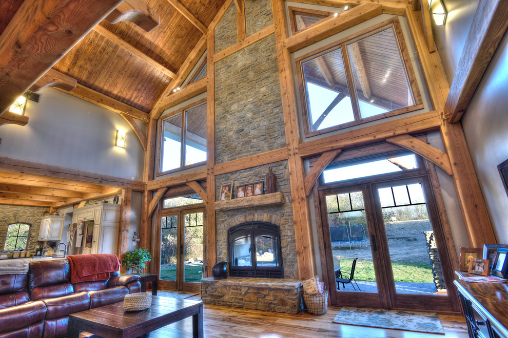 Indoor Outdoor Fireplace Traditional Living Room Seattle By Acucraft Fireplaces Houzz