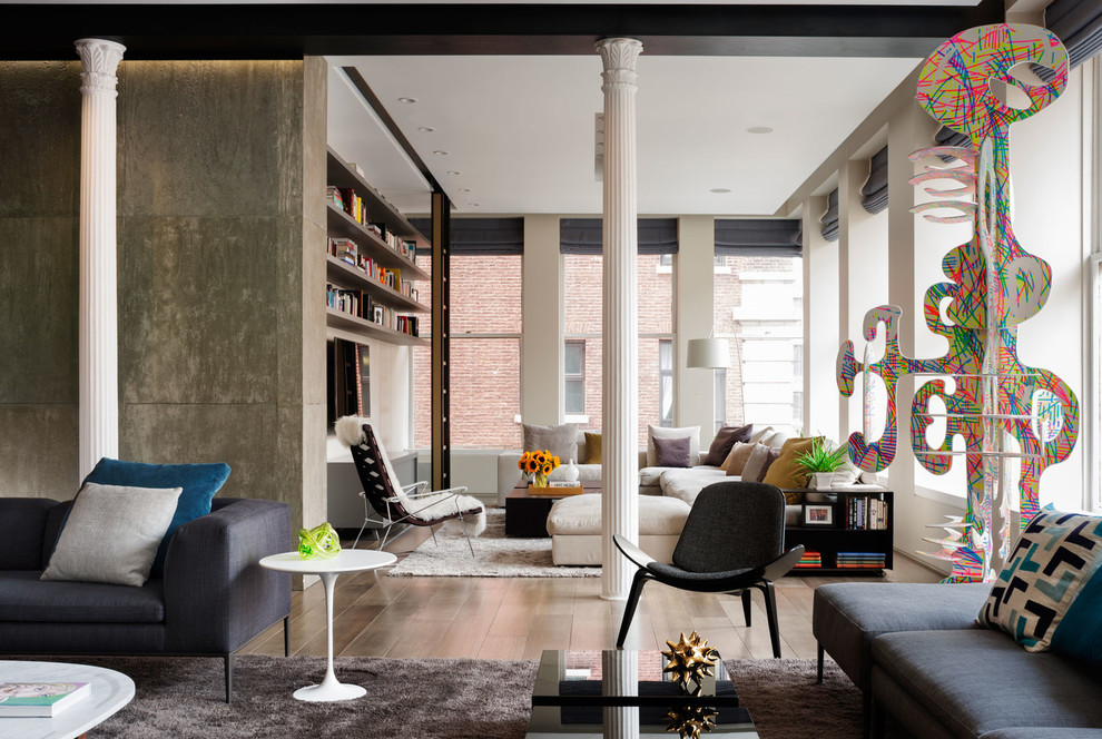 This is an example of an urban living room in Chicago.