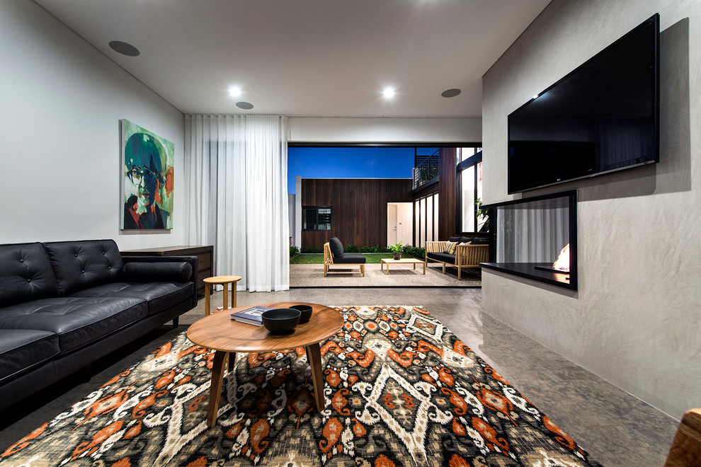 Urban living room in Perth.