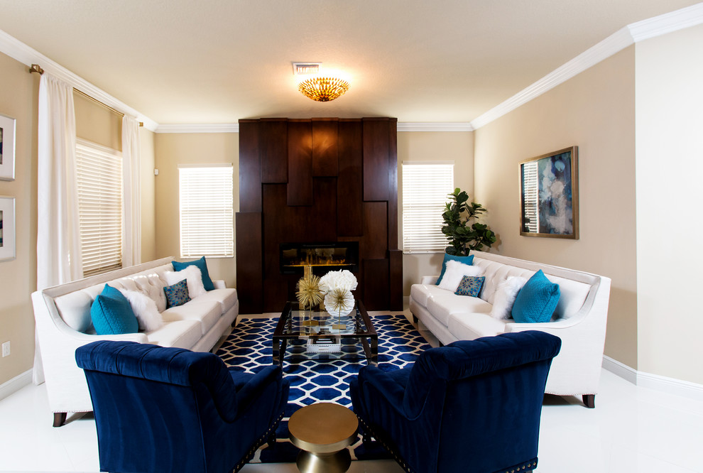 Inspired by the Sapphire Blue Mediterranean Sea Contemporary Living