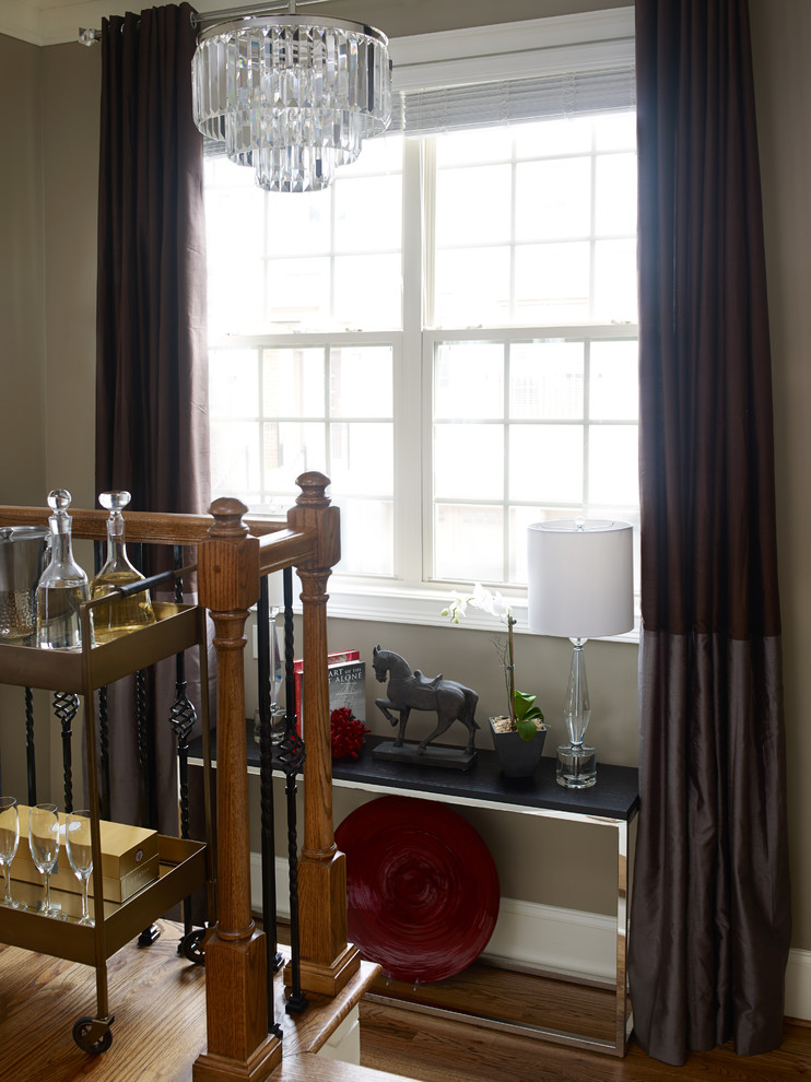 Interior Design Atlanta GA Masculine Townhome Transitional Living