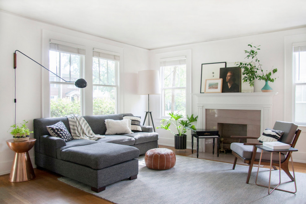 Inspiration for an eclectic living room remodel in Atlanta