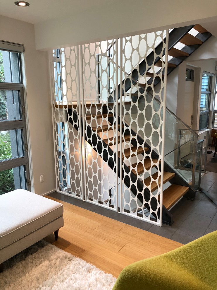 Interior Room Divider Midcentury Living Room Edmonton by