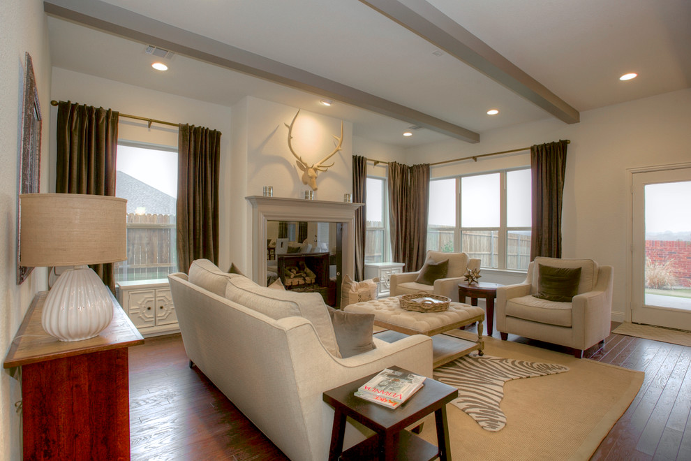 Living room - living room idea in Dallas