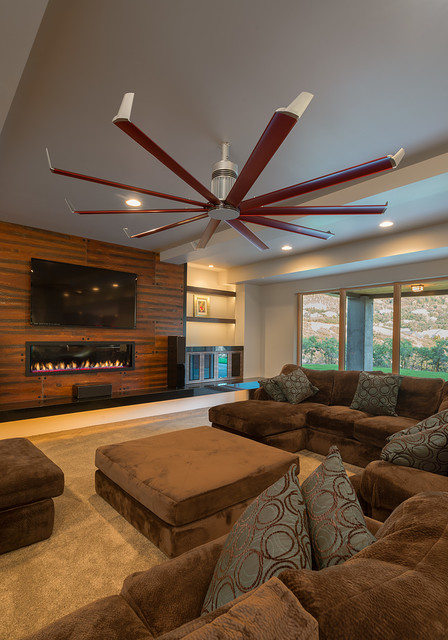 Isis Ceiling Fan Contemporary, Large Ceiling Fans For Living Room