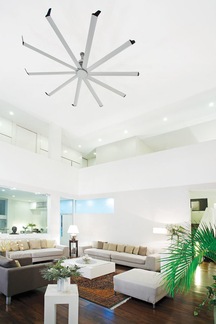 Isis Ceiling Fan Contemporary, Great Room Ceiling Fans