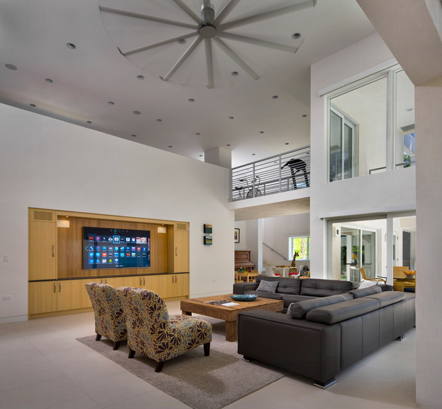 Isis Ceiling Fan - Modern - Living Room - Miami - by Big Ass Fans