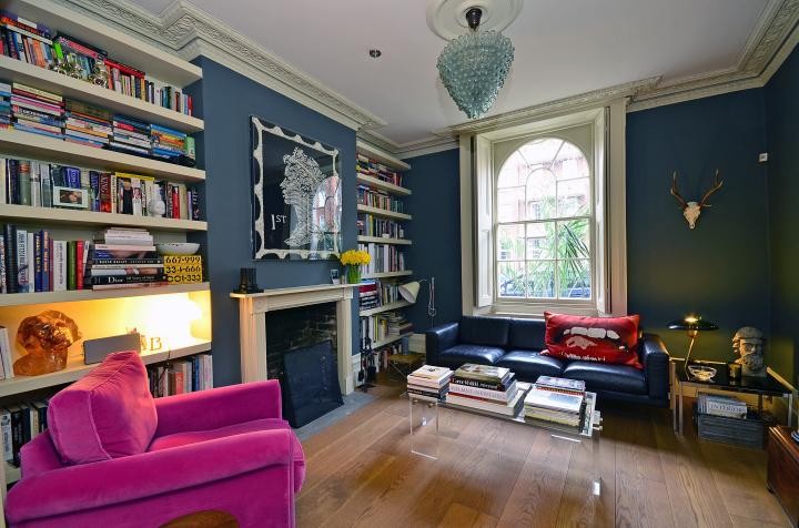 Inspiration for an eclectic living room remodel in London