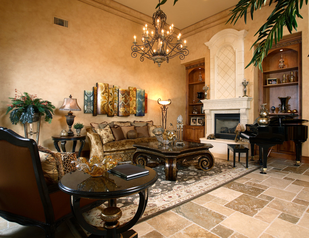This is an example of a mediterranean living room in San Francisco.
