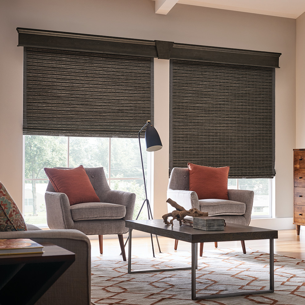 JCPenney Custom Window Treatment Designs Transitional Living Room
