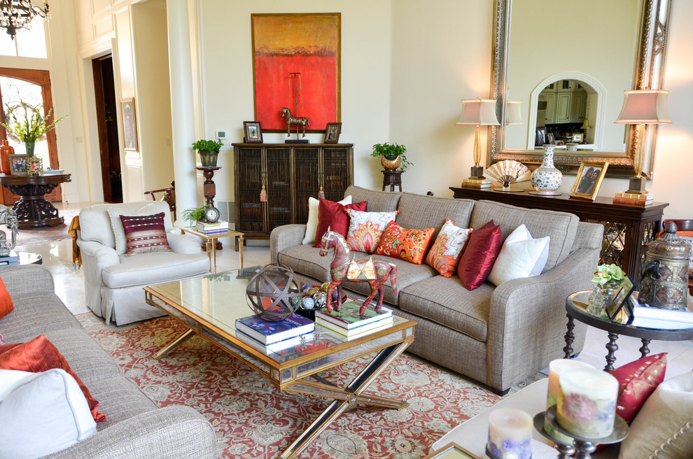 Stilmix Wohnzimmer in Dallas