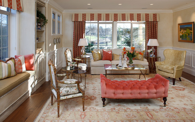 Julie Mifsud Interior Design - Traditional - Living Room - Sacramento ...