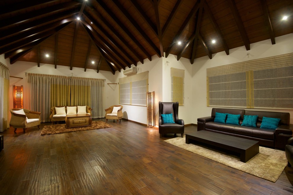 Island style living room photo in Bengaluru