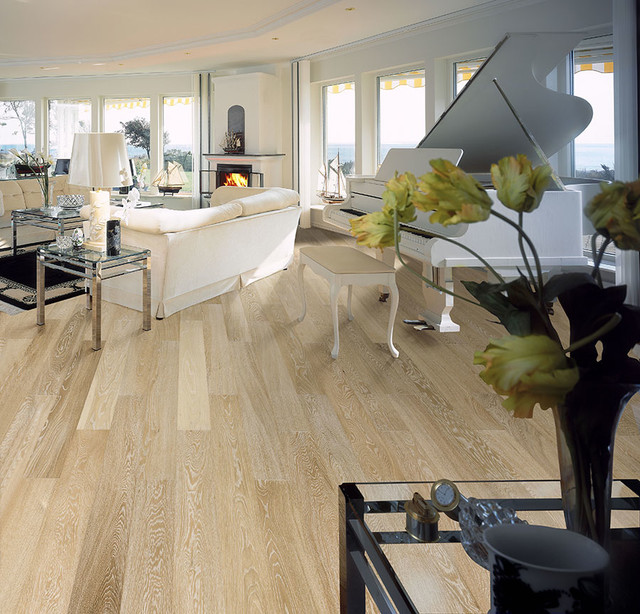 Kahrs Hardwood Flooring Coastal Living Room Chicago by Green