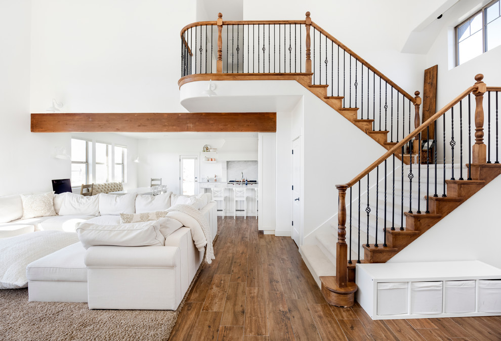 Kamas, Utah Home Remodel Project Transitional Living Room Salt