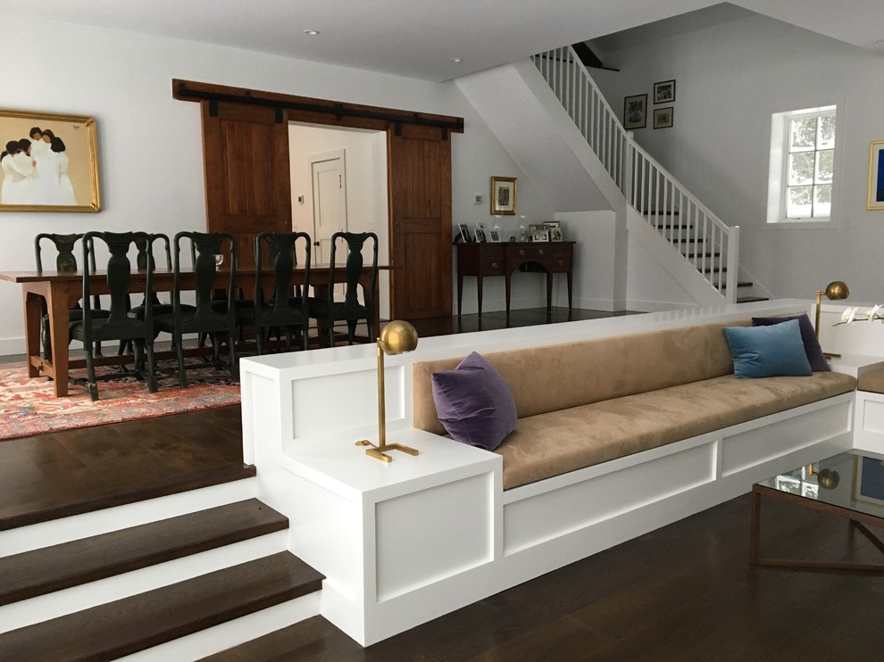 Katonah Carriage House Transitional Living Room New York by