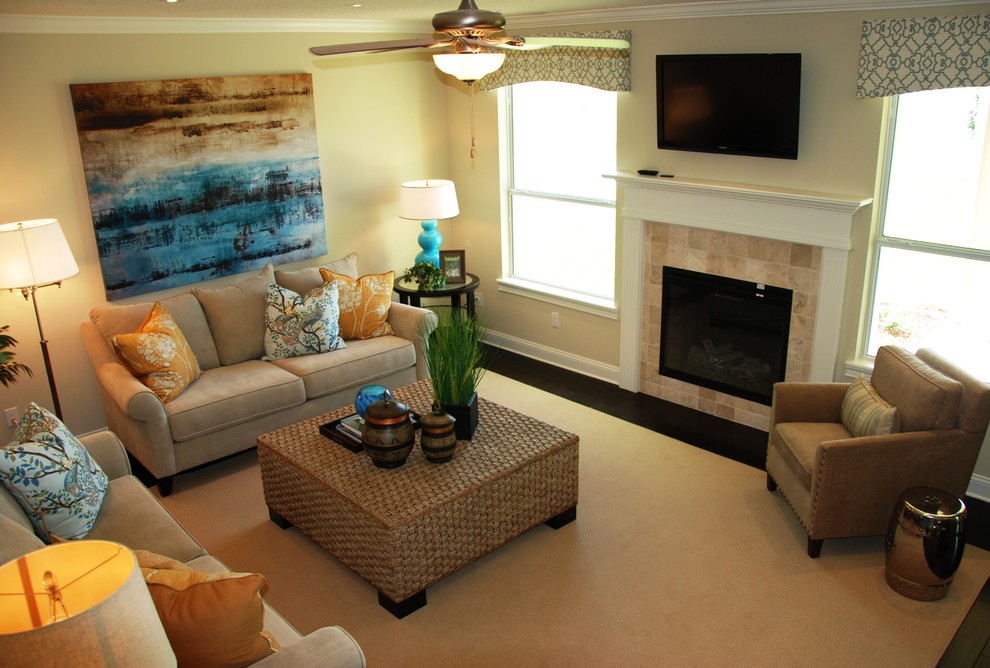 Kelly Pointe at Nocatee Traditional Living Room Jacksonville by