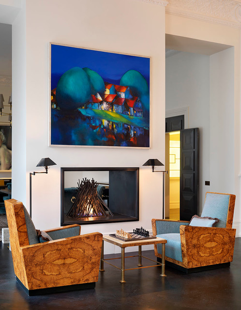 Hanging Art Above A Fireplace, How To Decorate Wall Above Fireplace