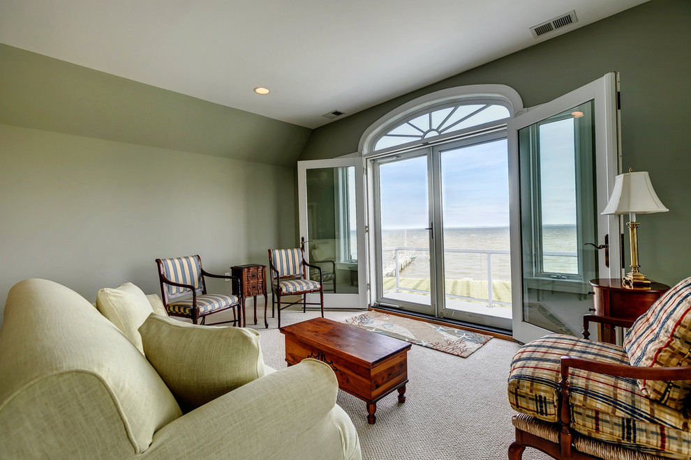 Kent Island Traditional Transitional Living Room Baltimore by