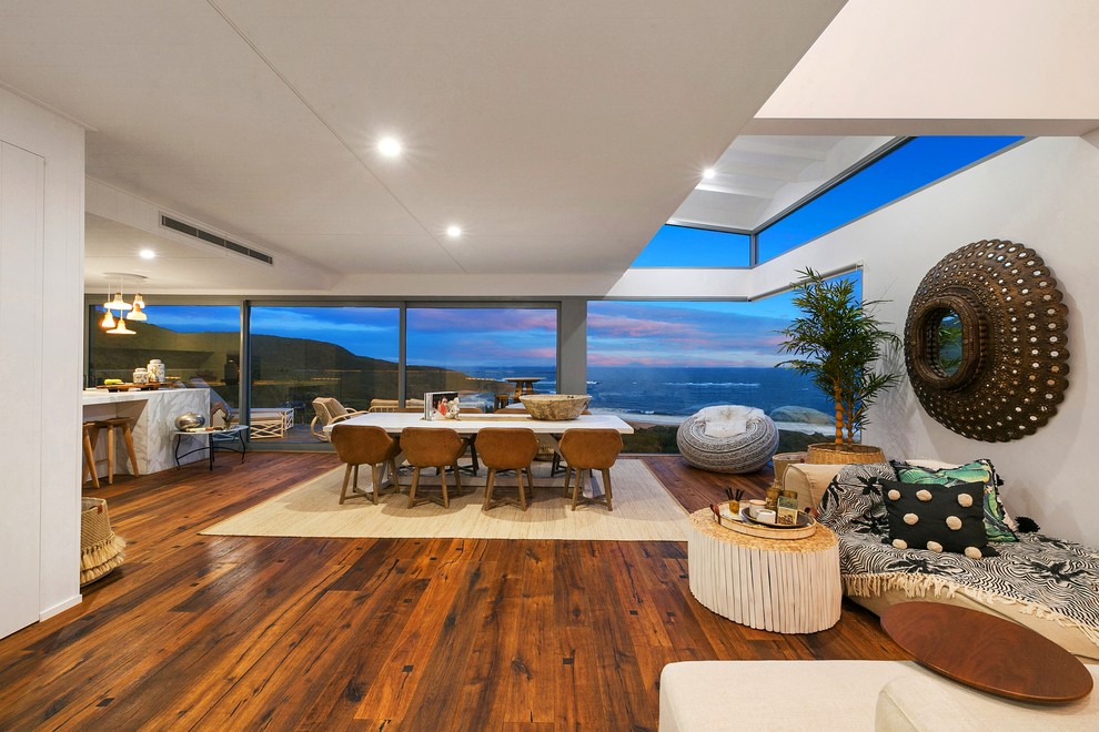 Photo of a contemporary living room in Central Coast.