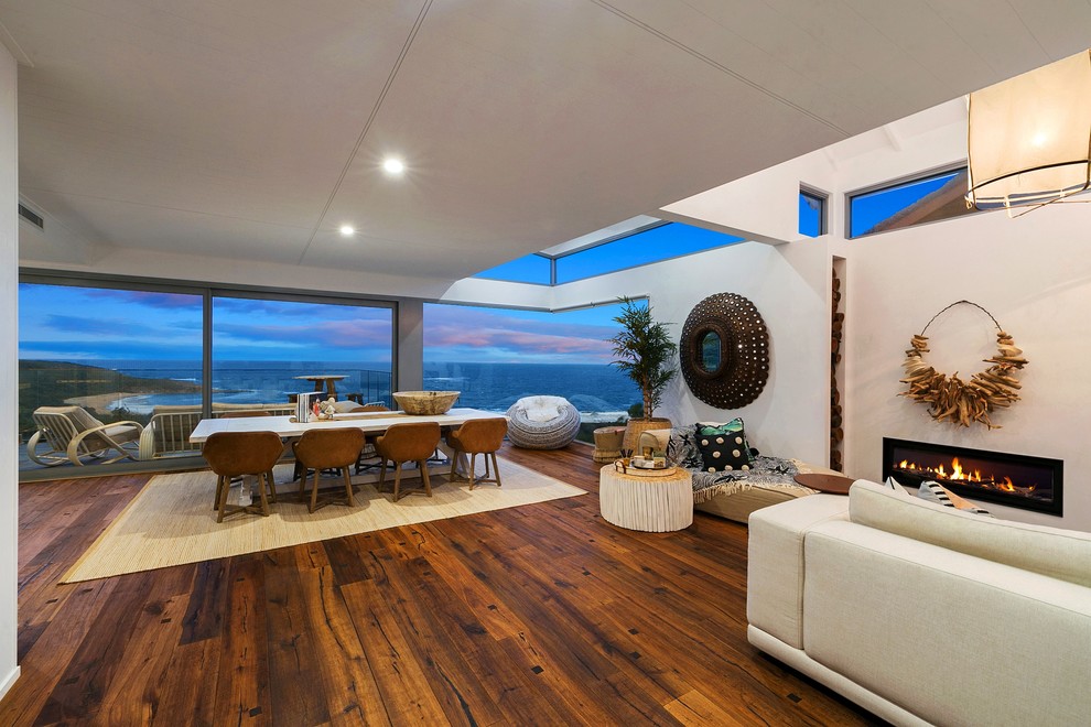 Contemporary living room in Central Coast.