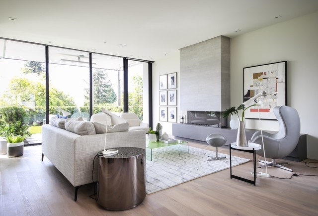 Kings Ave.West Vancouver - Contemporary - Living Room - Vancouver - by ...