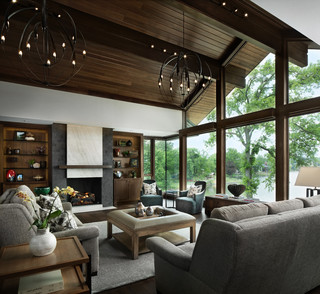 Kirkland Court Residence - Transitional - Living Room - Detroit - by ...