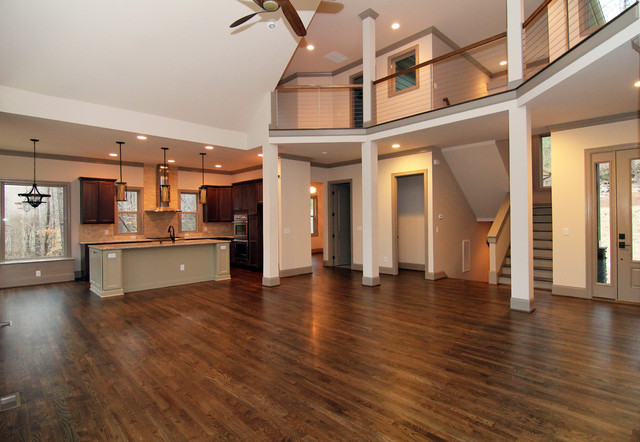 open to above family room