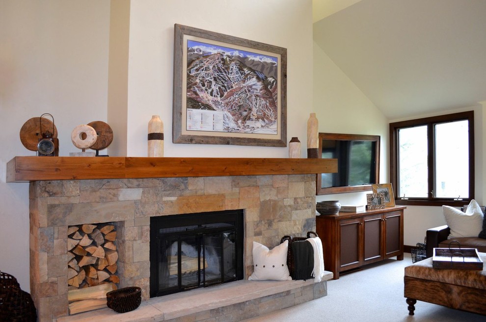 Kiva Beaver Creek, Colorado Rustic Living Room Denver by LKW