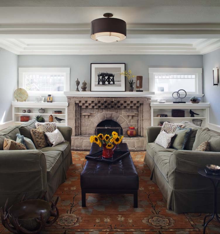 Inspiration for a timeless living room remodel in San Francisco