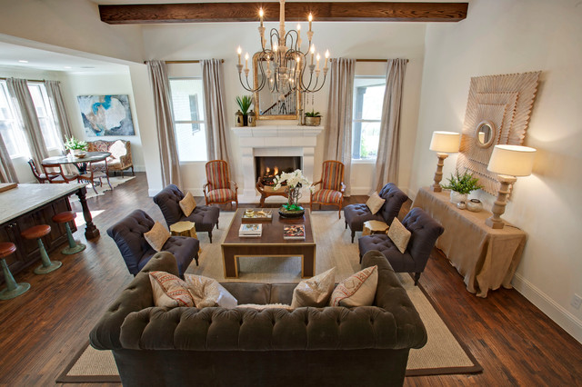 La Cantera Model Home - Living Room - Dallas - by Bannister Custom ...